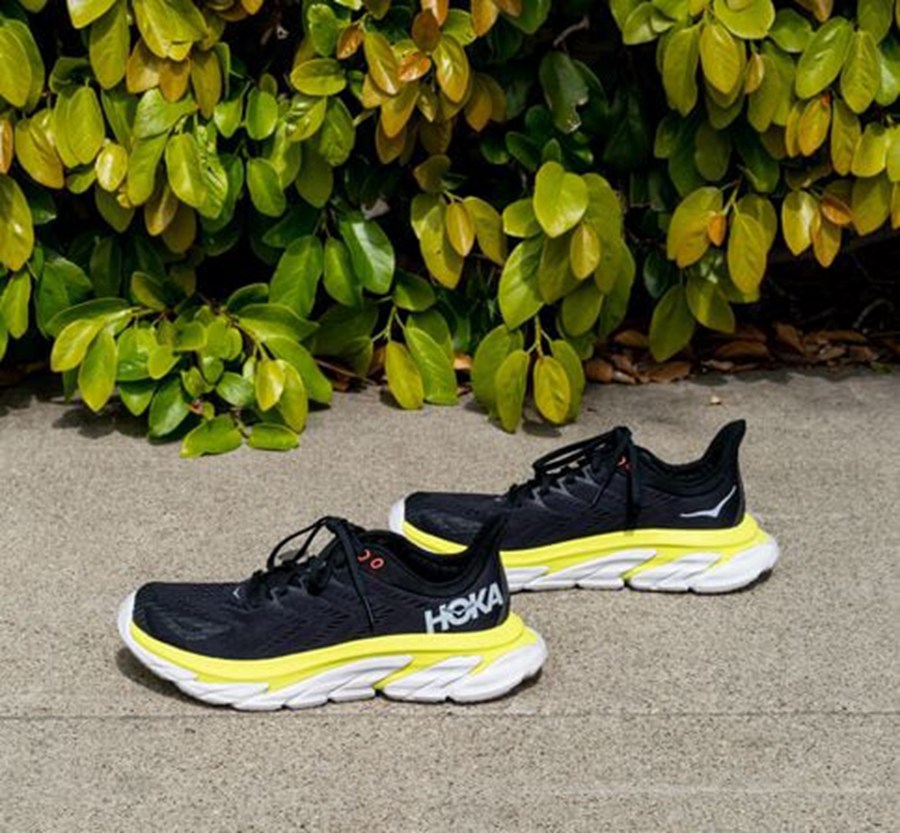 Tenis Hoka One One Hombre Negros - Clifton Edge - HUEV95714